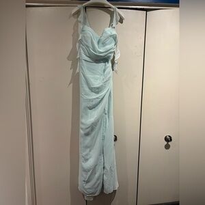 Elegant Light Blue Evening Gown